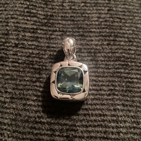 John Hardy Batu Kali Green Amethyst large Pendant - Picture 1 of 5